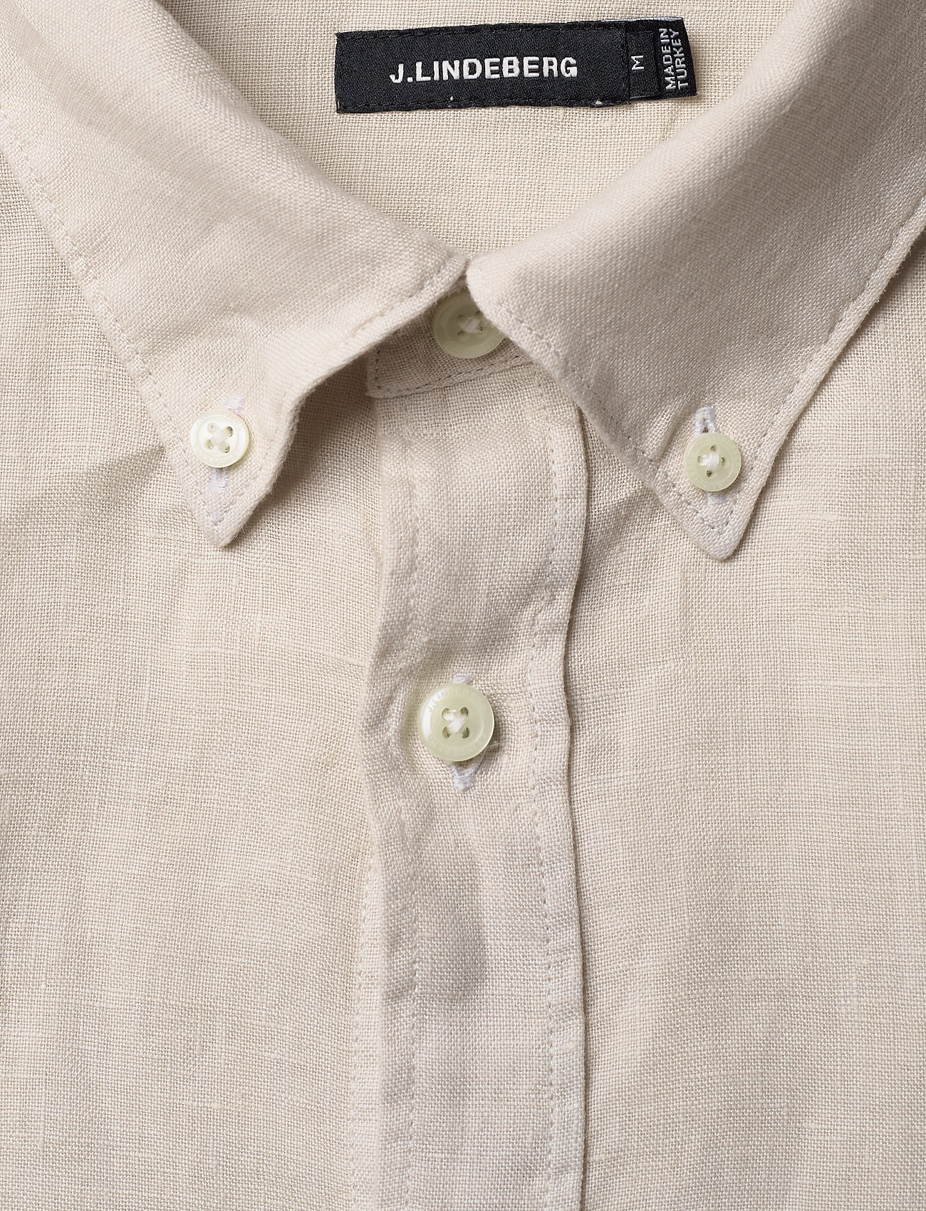 J. Lindeberg - Fredrik BD SS-Clean Linen - cloud grey - 1