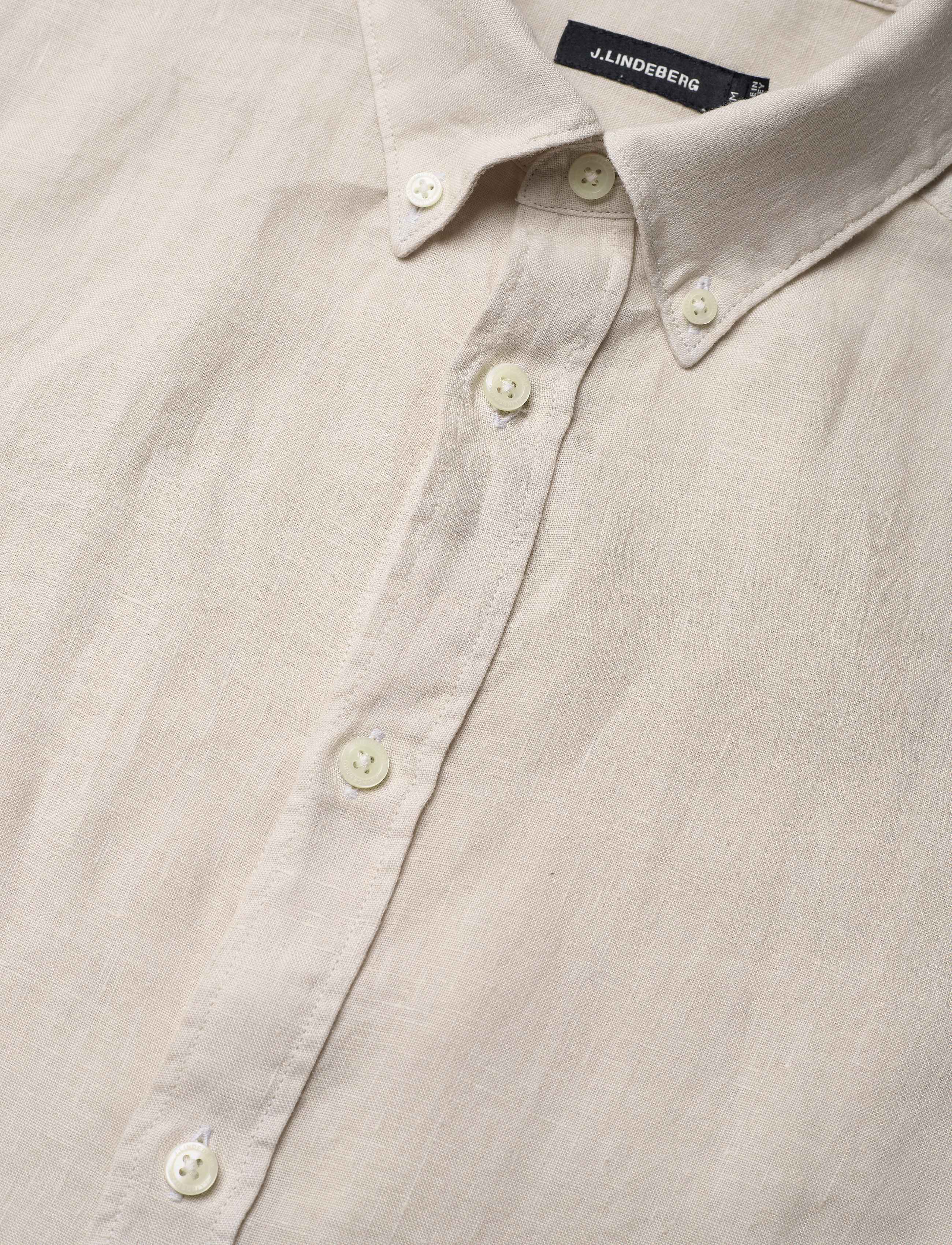 J. Lindeberg - Fredrik BD SS-Clean Linen - cloud grey - 2