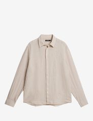 Linen Melange LS Reg Shirt - SAFARI BEIGE