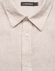 J. Lindeberg - Linen Melange LS Reg Shirt - linneskjortor - safari beige - 6