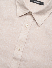J. Lindeberg - Linen Melange LS Reg Shirt - linnen overhemden - safari beige - 7