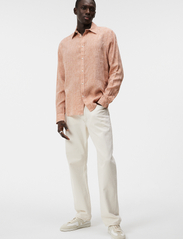 J. Lindeberg - Linen Melange LS Reg Shirt - linen shirts - minimal - 3