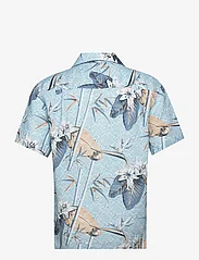 J. Lindeberg - Elio Tropical Print Reg Shirt - pellavakauluspaidat - dream blue - 1
