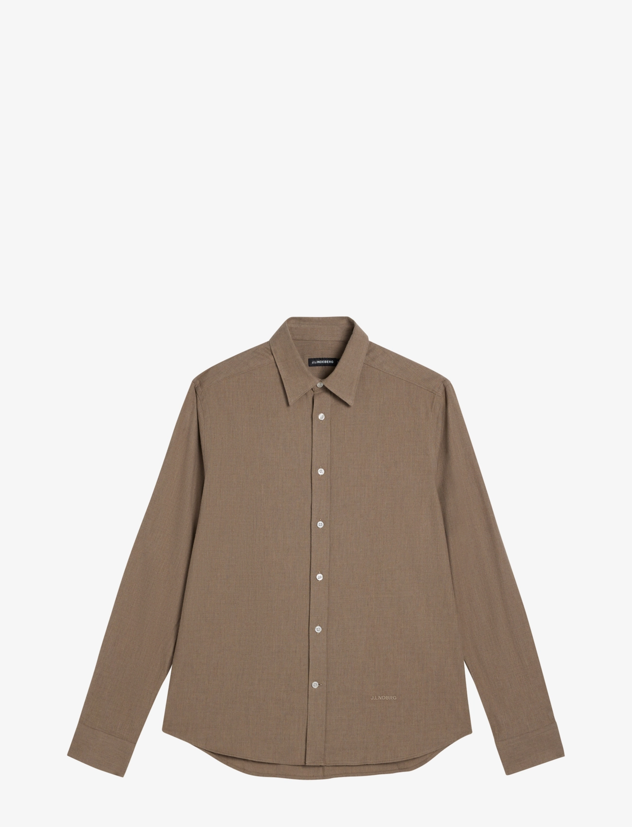 J. Lindeberg - Light Flannel Slim Shirt - butternut - 0