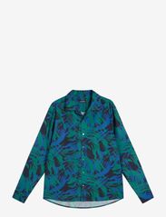 J. Lindeberg - Playa Printed Tencel Shirt - casual skjortor - navy valley - 0