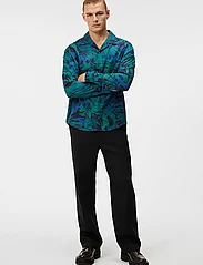 J. Lindeberg - Playa Printed Tencel Shirt - casual overhemden - navy valley - 3