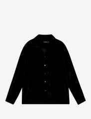 J. Lindeberg - PJ Velvet Shirt - basic shirts - black - 0