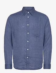 J. Lindeberg - Reg LS Clean Linen Shirt - basic-hemden - bijou blue - 1