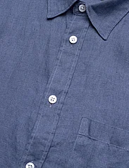 J. Lindeberg - Reg LS Clean Linen Shirt - basic-hemden - bijou blue - 8