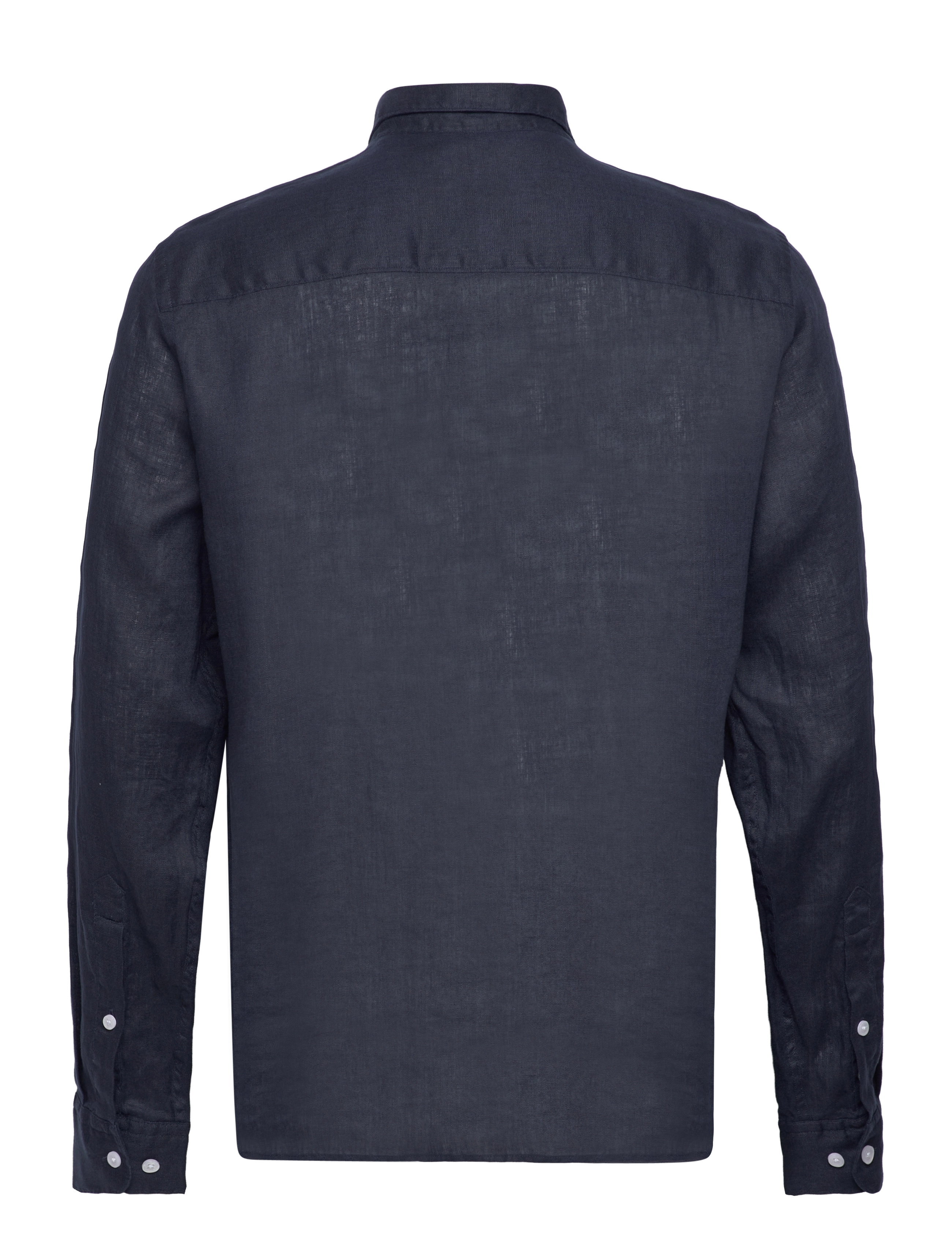 J. Lindeberg - Reg LS Clean Linen Shirt - jl navy - 2