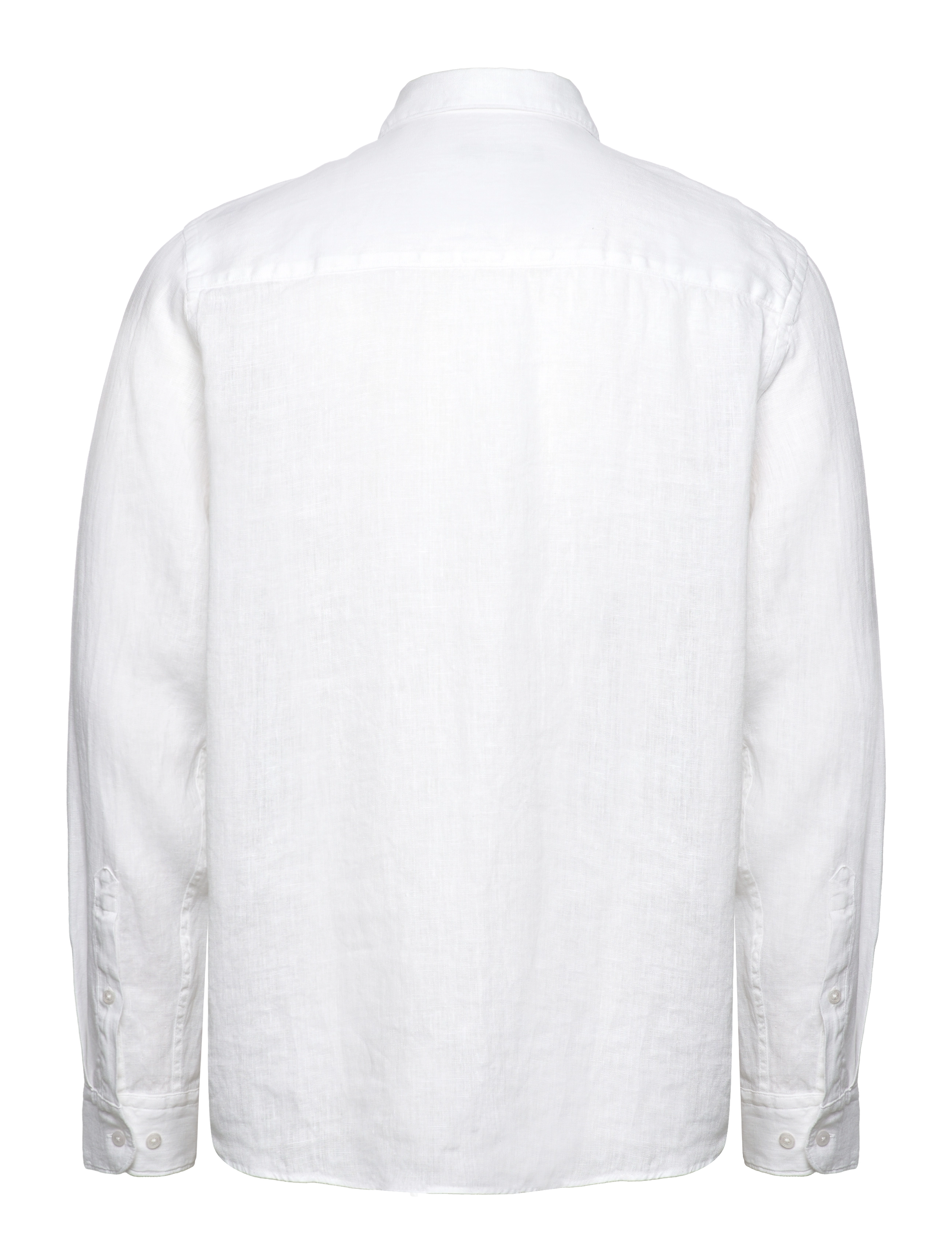 J. Lindeberg - Reg LS Clean Linen Shirt - white - 2