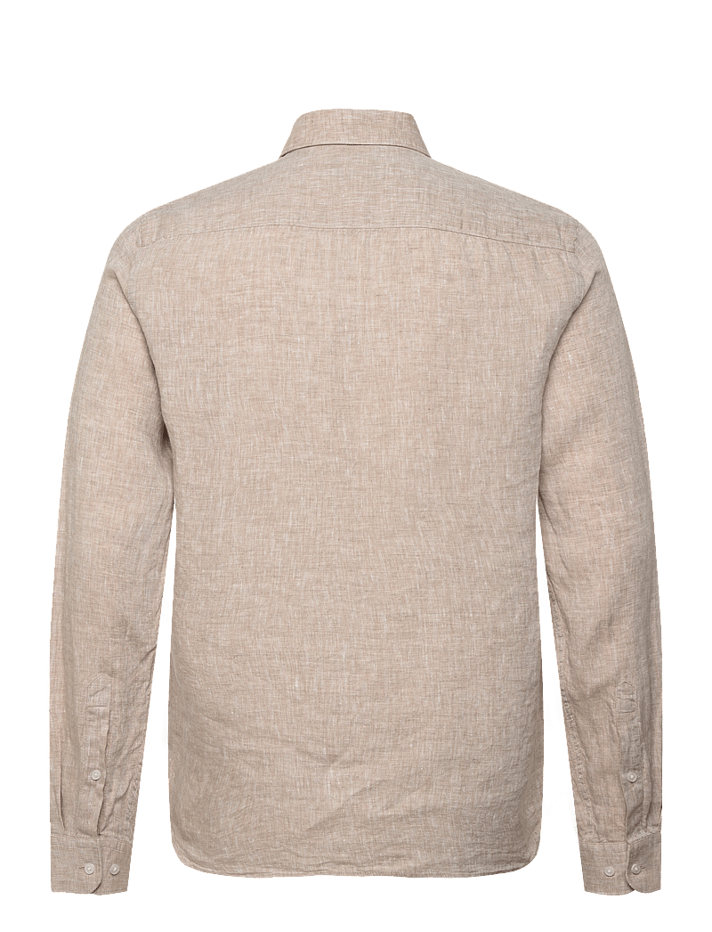 J. Lindeberg - Slim LS Linen Melange Shirt - leinenhemden - batique khaki - 2