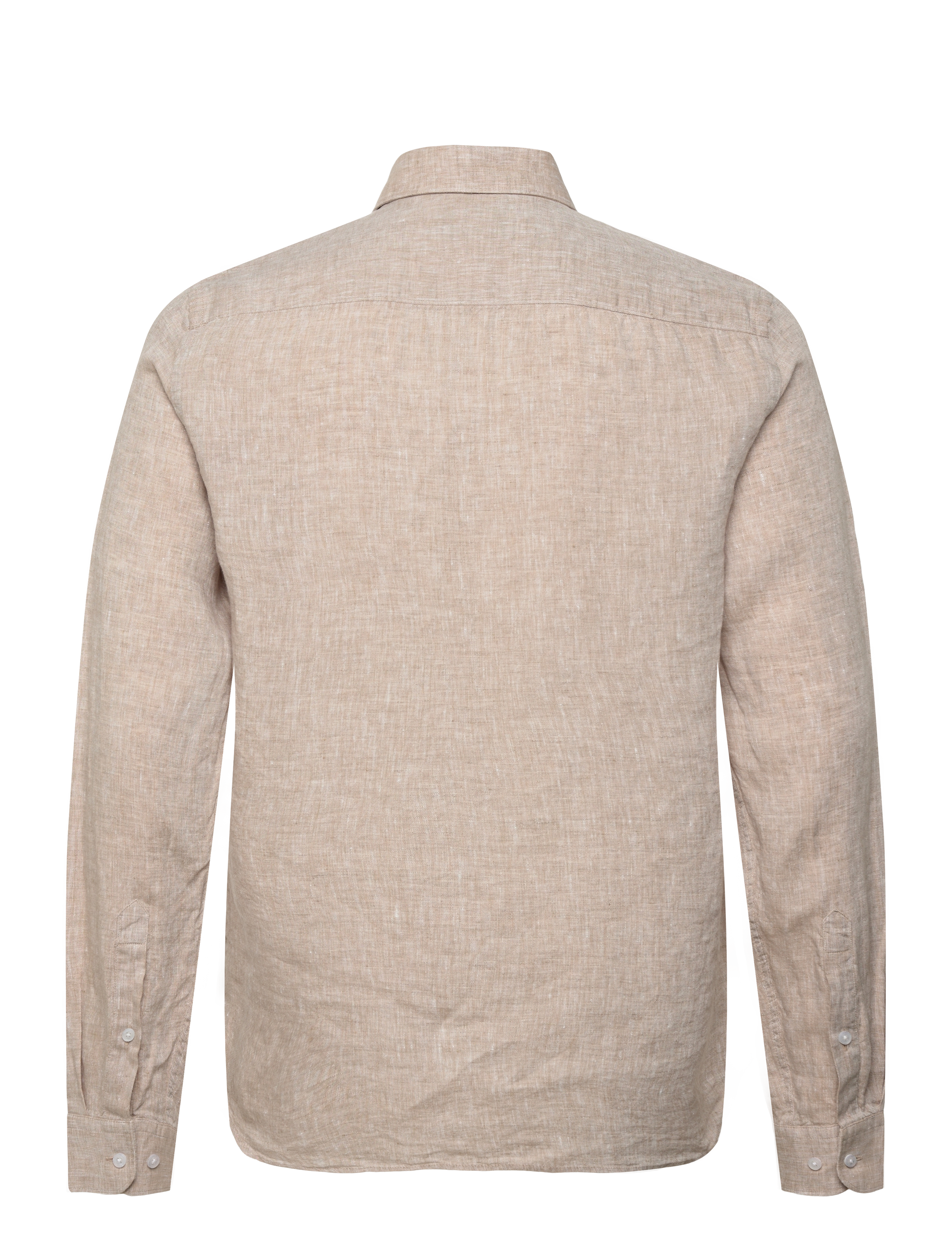 J. Lindeberg - Slim LS Linen Melange Shirt - batique khaki - 2
