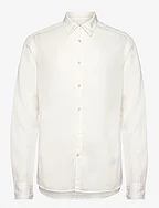 Slim LS Comfort Tencel Shirt - CLOUD WHITE