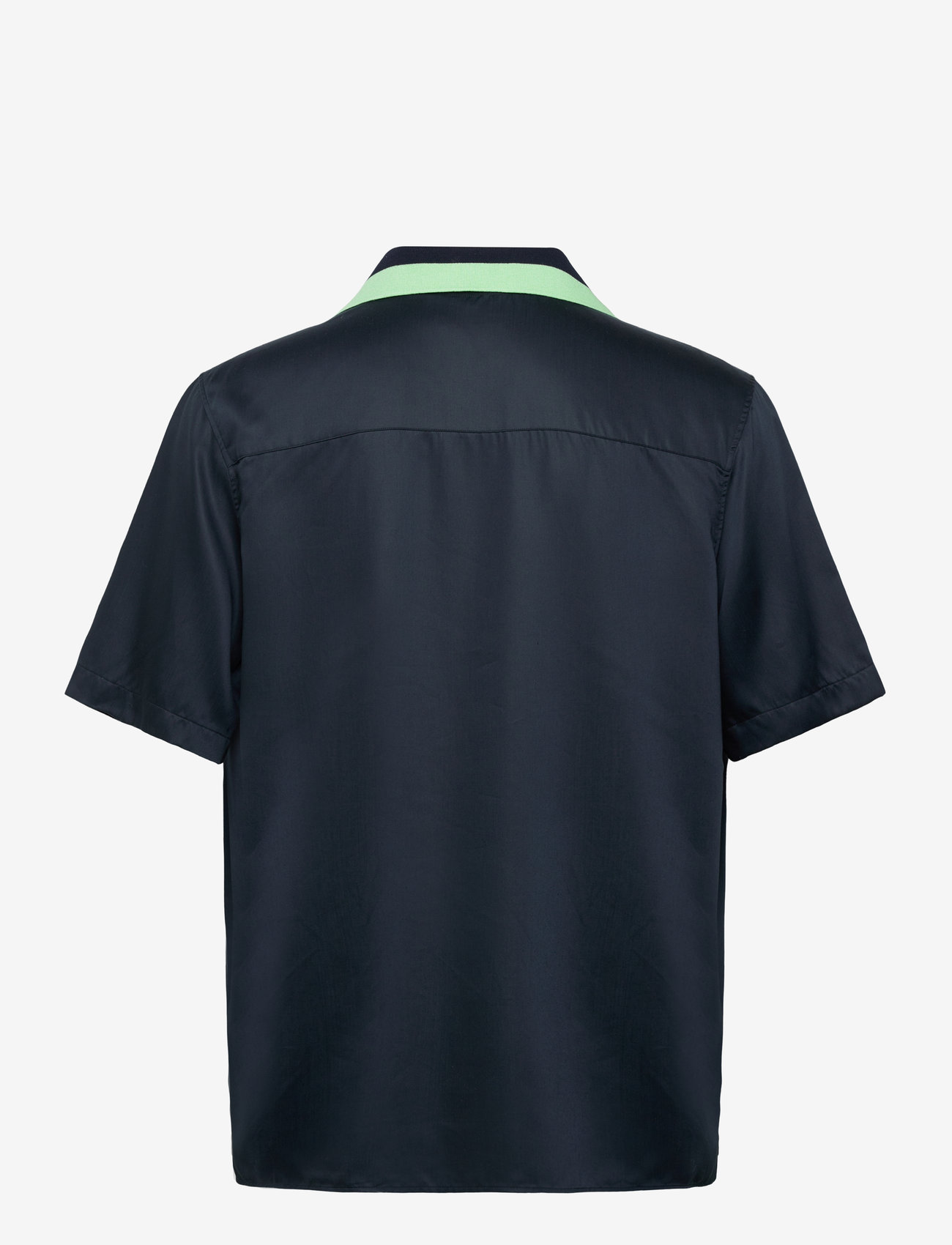 J. Lindeberg - Skala SS Knit Collar Shirt - marškiniai trumpomis rankovėmis - jl navy - 2