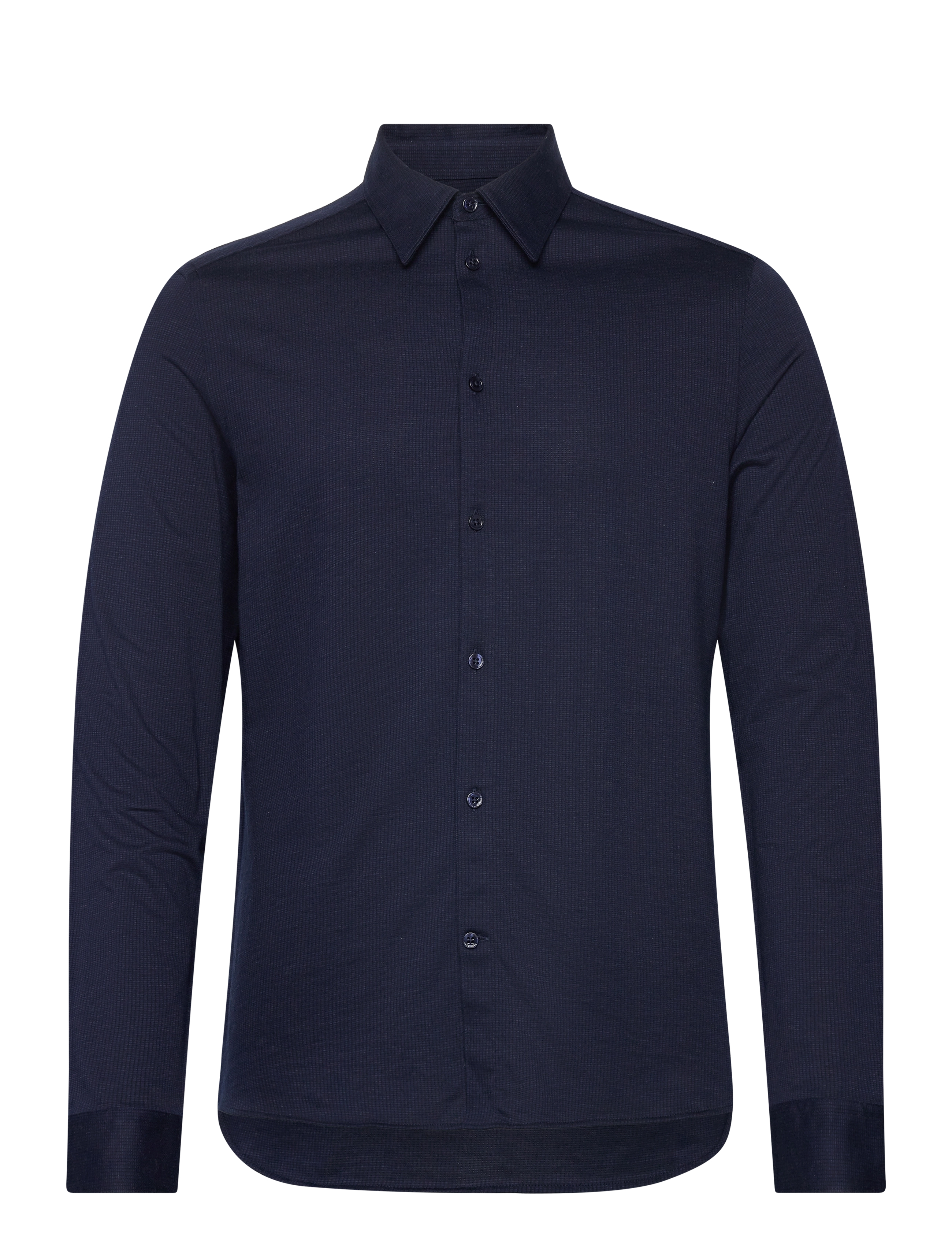 J. Lindeberg - Marlon LS Jersey Slim Shirt - jl navy - 1