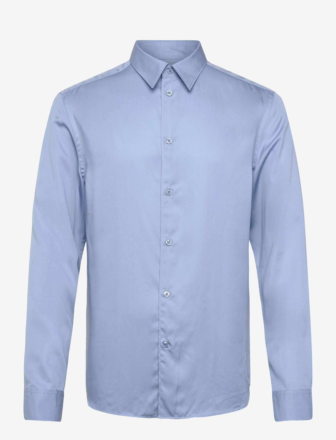 J. Lindeberg - Slim LS Comfort Tencel Shirt - casual shirts - rain washed - 0