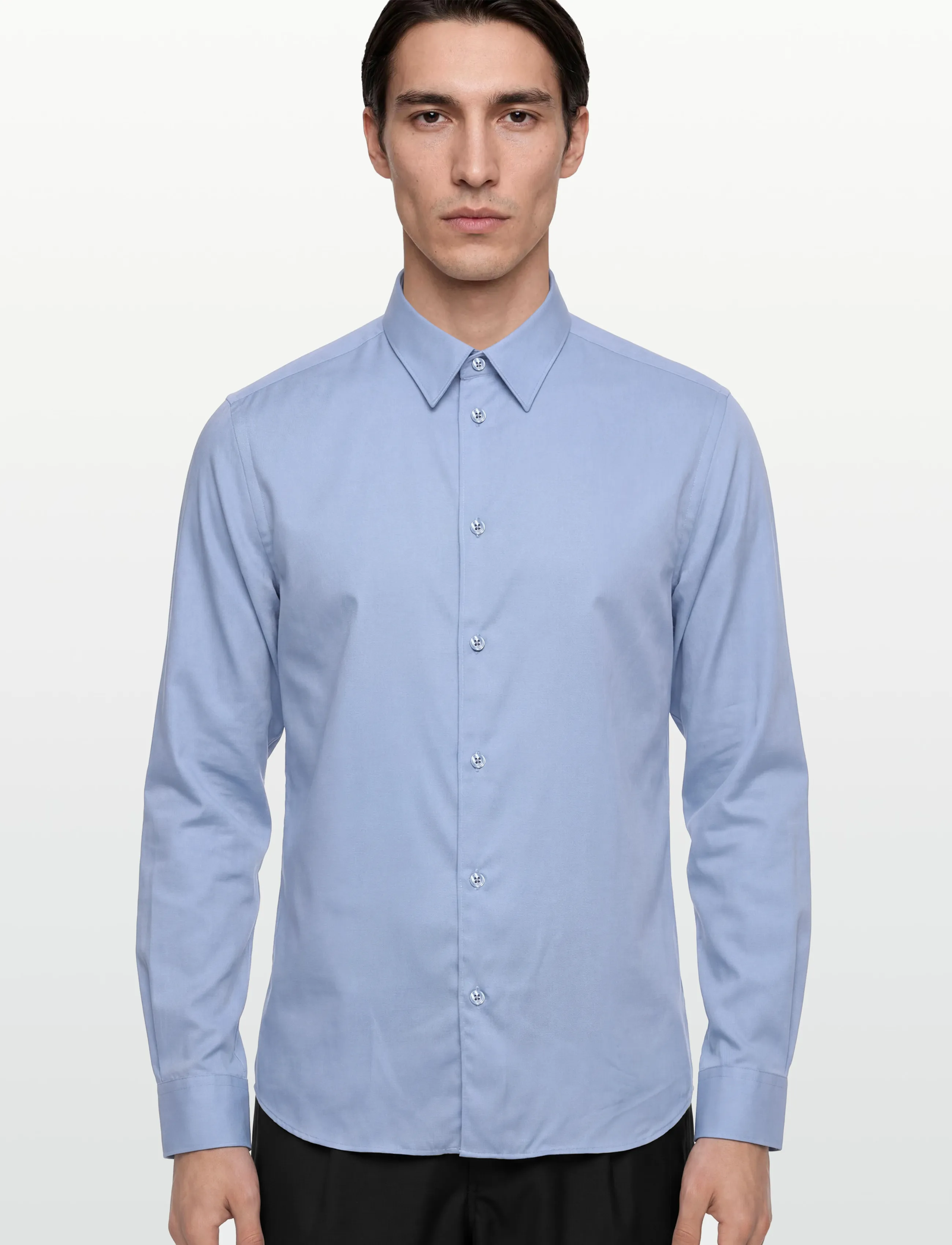 J. Lindeberg - Slim LS Comfort Tencel Shirt - casual skjorter - rain washed - 3