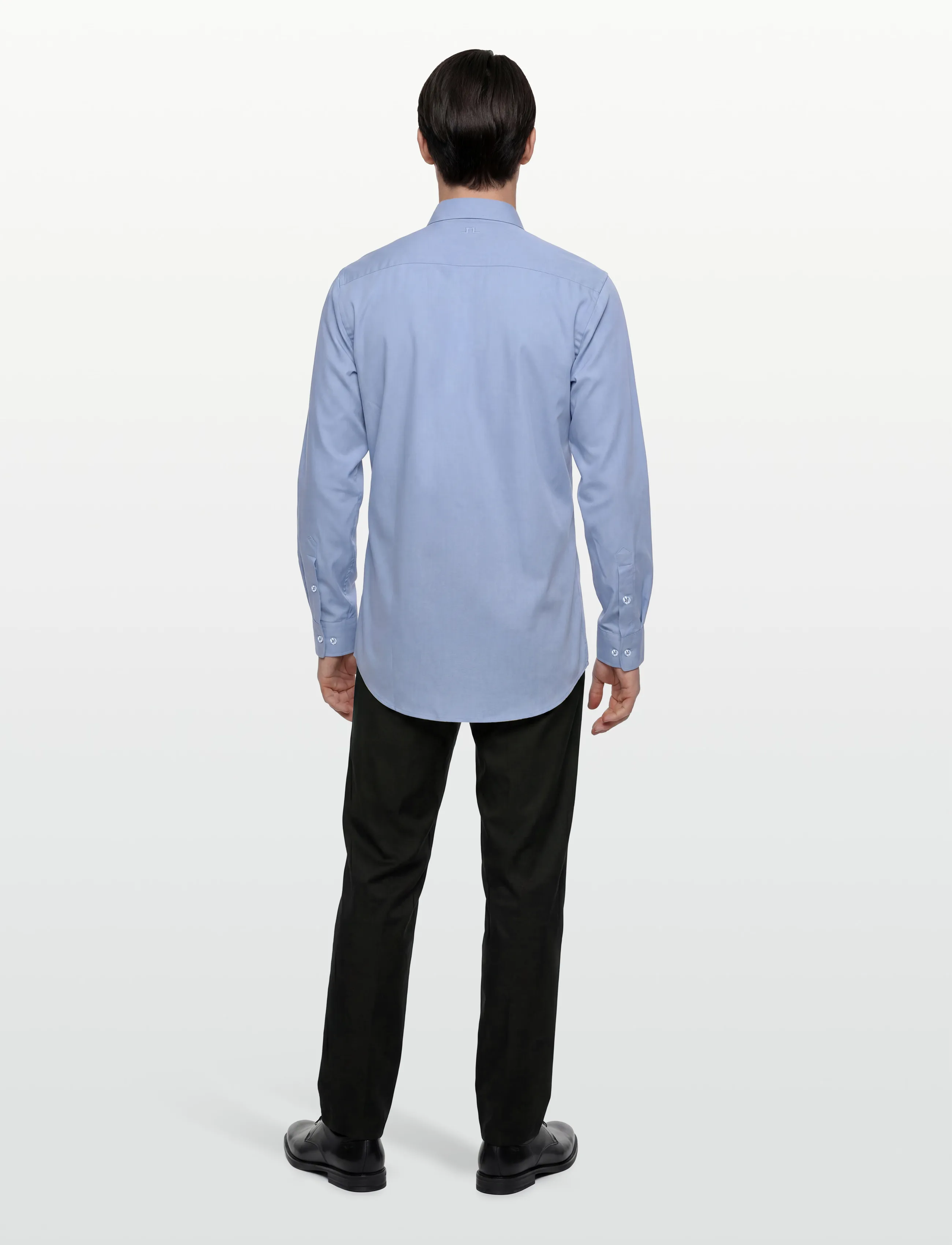 J. Lindeberg - Slim LS Comfort Tencel Shirt - casual skjorter - rain washed - 4