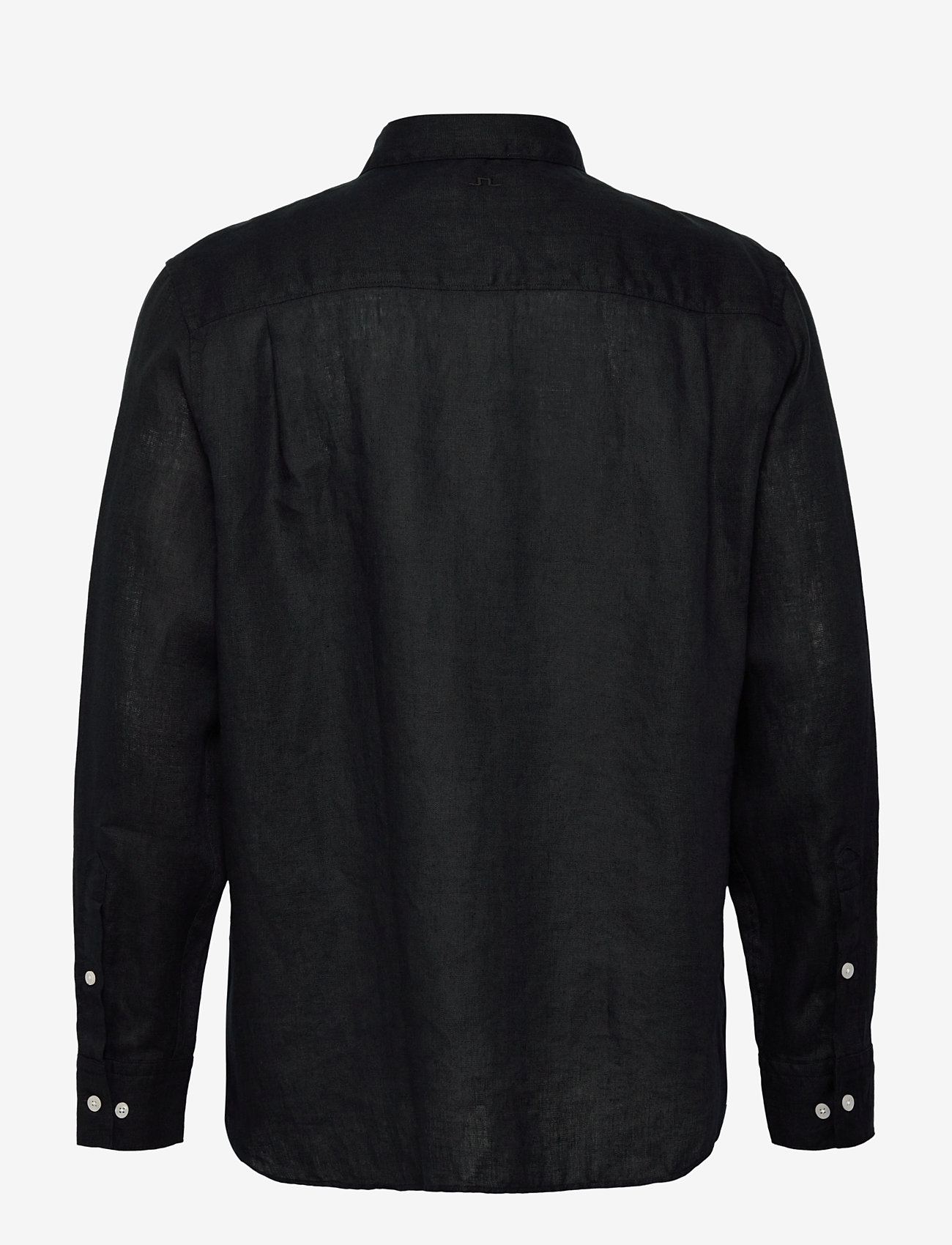 J. Lindeberg - Reg LS Clean Linen Shirt - hørskjorter - black - 2