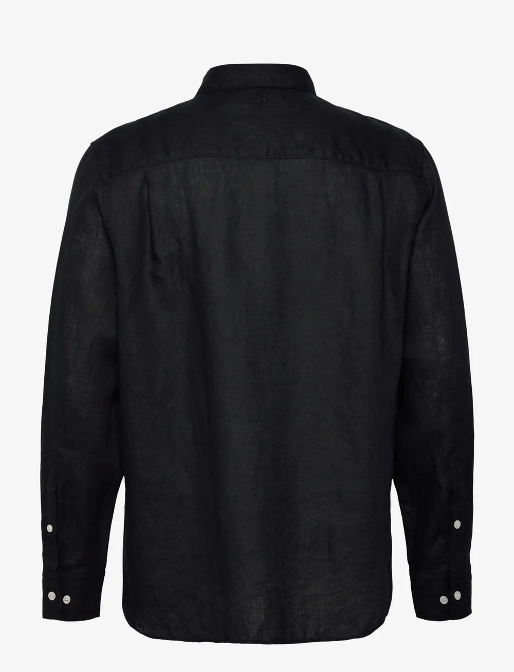 J. Lindeberg - Reg LS Clean Linen Shirt - linased särgid - black - 2