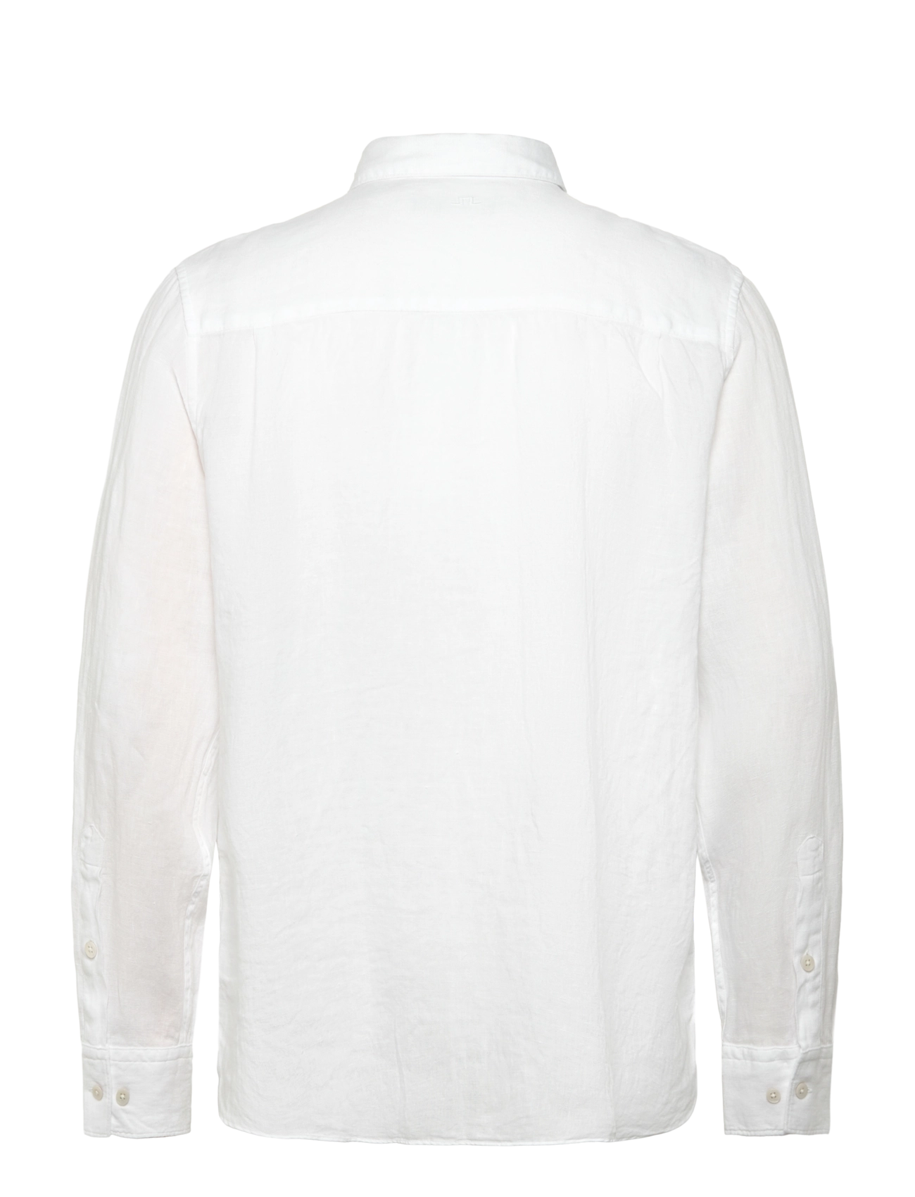 J. Lindeberg - Reg LS Clean Linen Shirt - linen shirts - white - 2