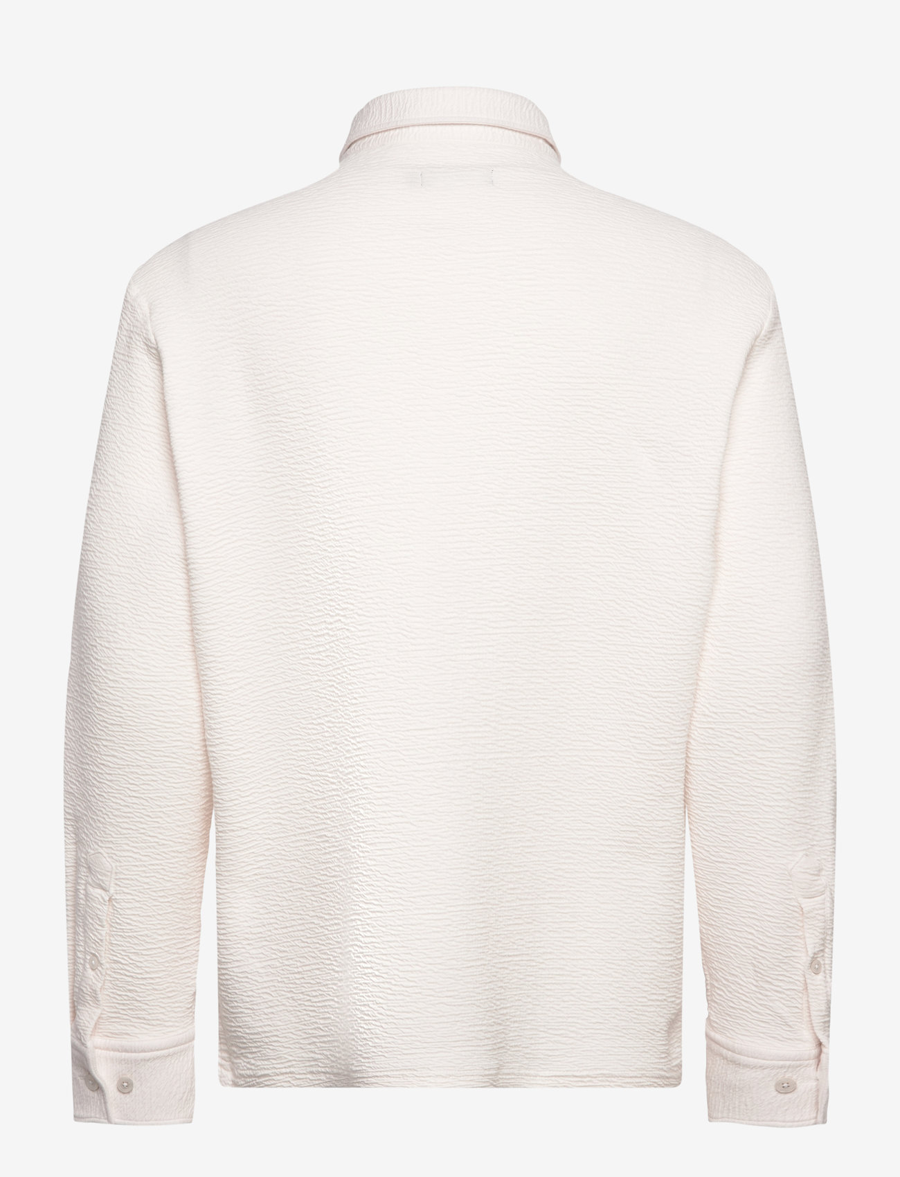 J. Lindeberg - Reg LS Crinkle Jersey Shirt - casual shirts - cloud white - 2