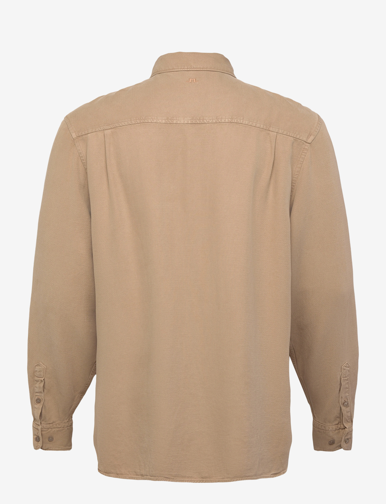 J. Lindeberg - Reg LS Struct Gmd Tencel Shirt - casual skjortor - batique khaki - 1