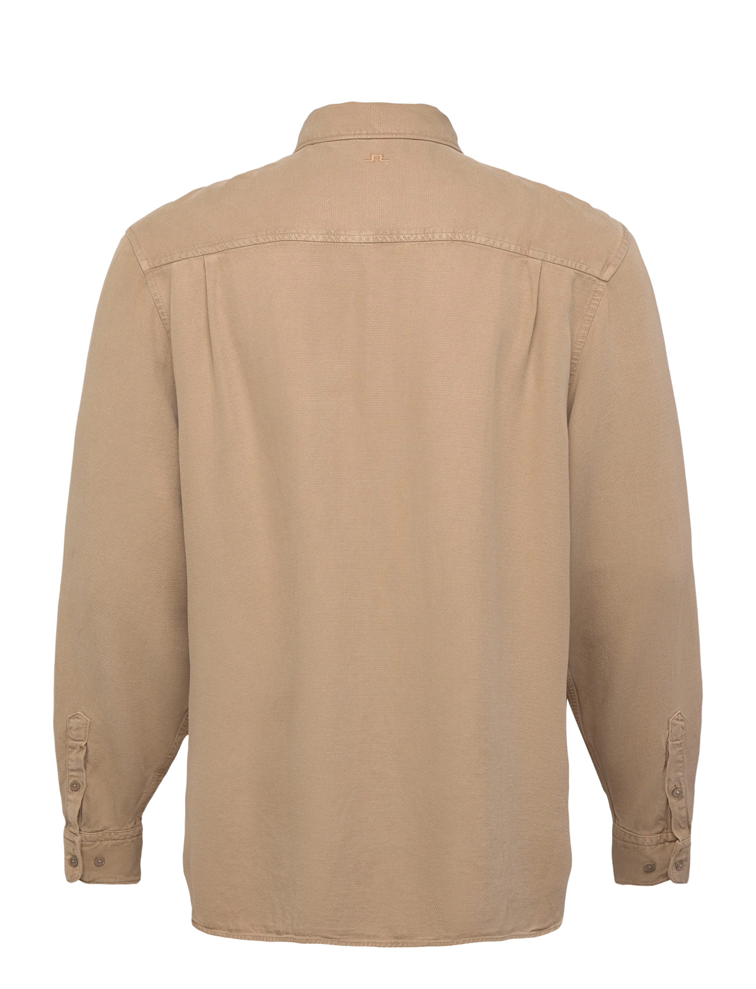 J. Lindeberg - Reg LS Struct Gmd Tencel Shirt - skyrtur - batique khaki - 2