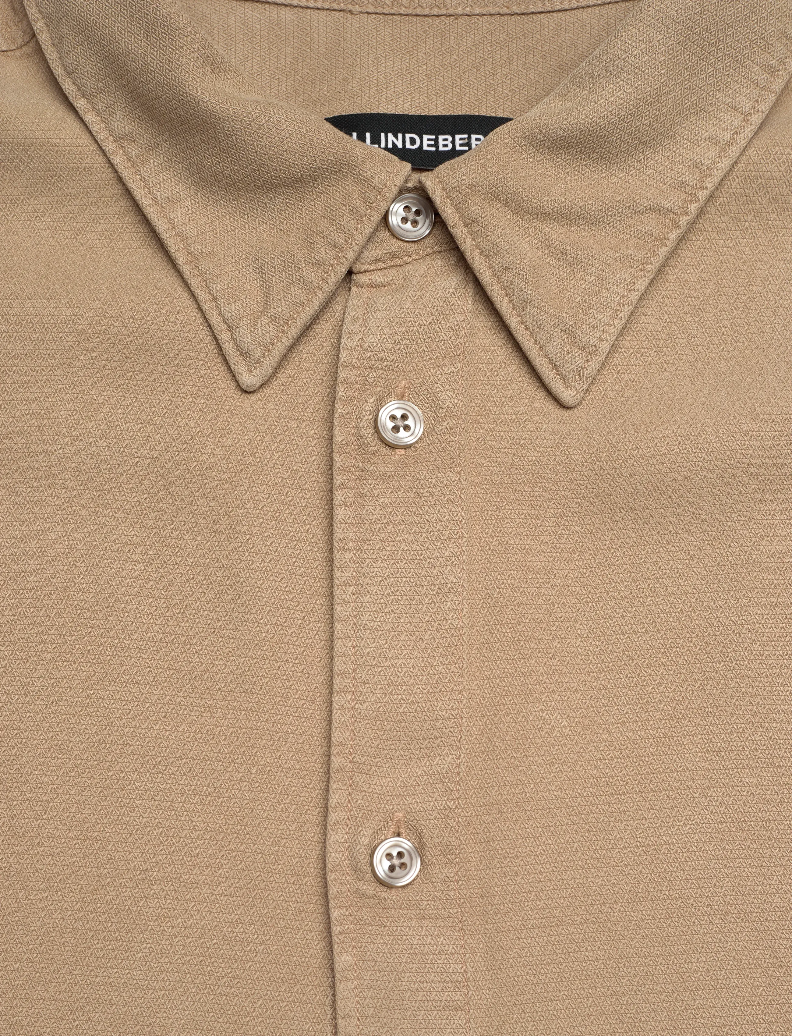 J. Lindeberg - Reg LS Struct Gmd Tencel Shirt - skyrtur - batique khaki - 5