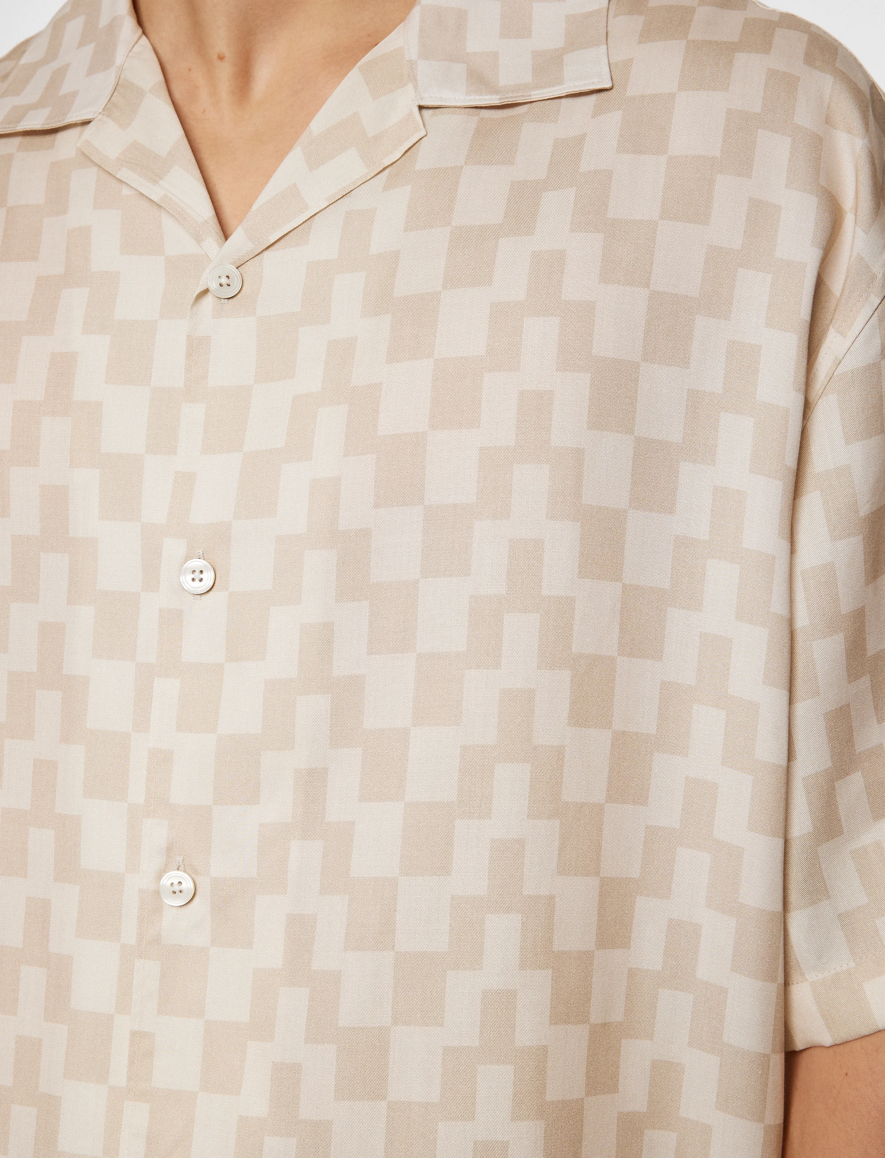 J. Lindeberg Ellis Stack Bridge Print Shirt mönstrade skjortor herr – bild 5