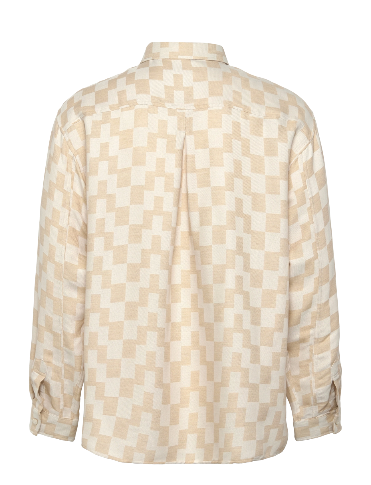 J. Lindeberg - Howard Jacquard Shirt - kuviolliset paidat - moonbeam - 2