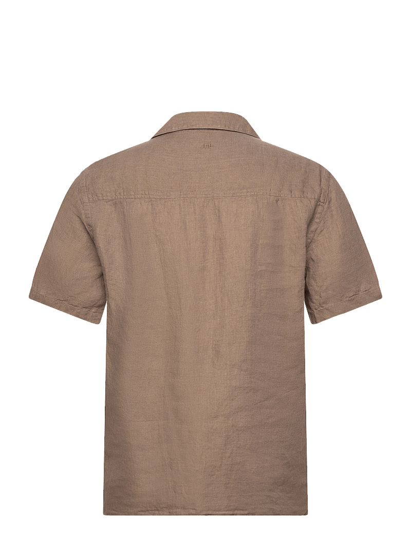 J. Lindeberg - Elio Linen Melange Shirt - leinenhemden - sepia tint - 2