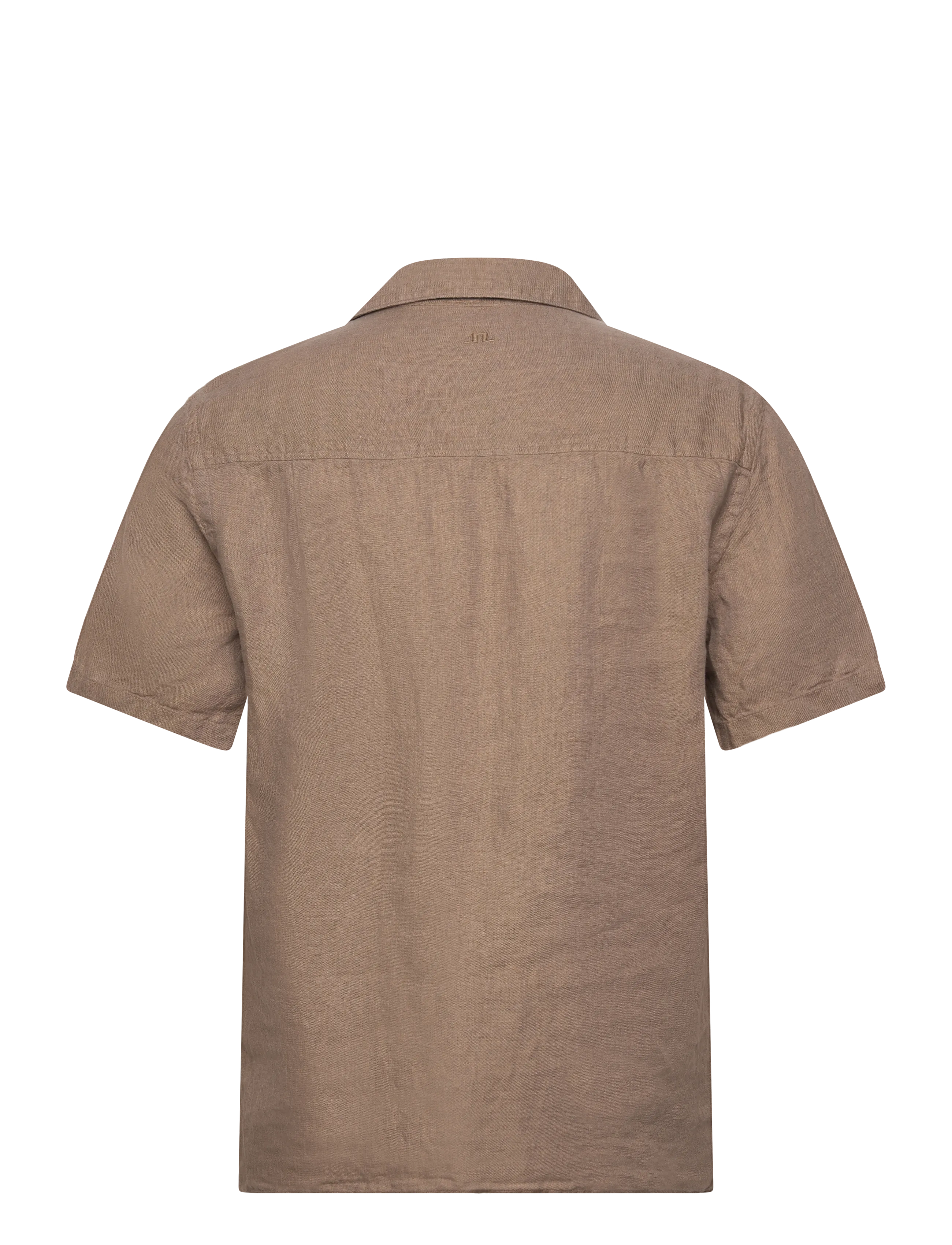 J. Lindeberg - Elio Linen Melange Shirt - sepia tint - 2