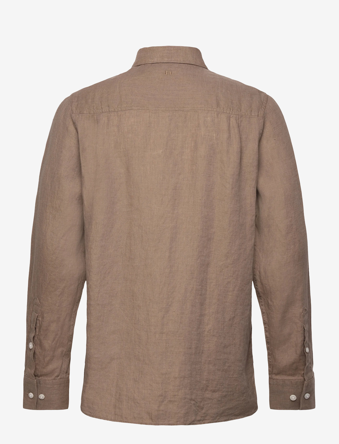 J. Lindeberg - Reg LS Linen Melange Shirt - hørskjorter - sepia tint - 2