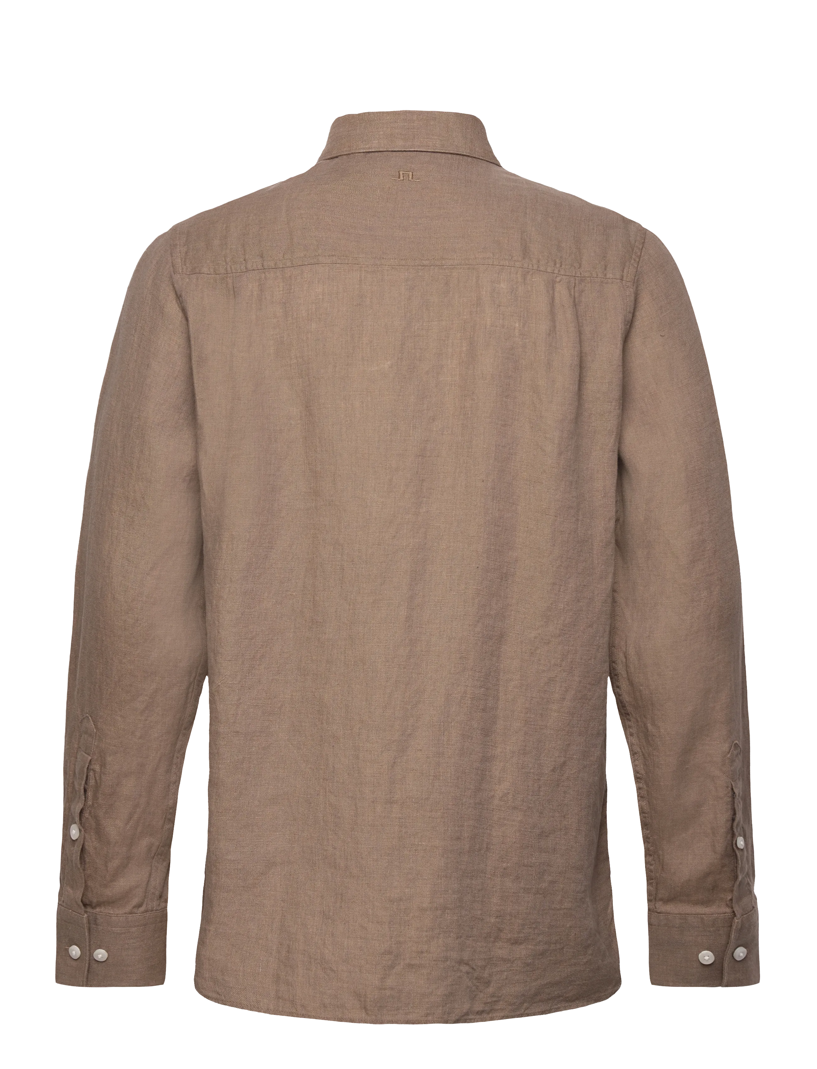 J. Lindeberg - Reg LS Linen Melange Shirt - linneskjortor - sepia tint - 2
