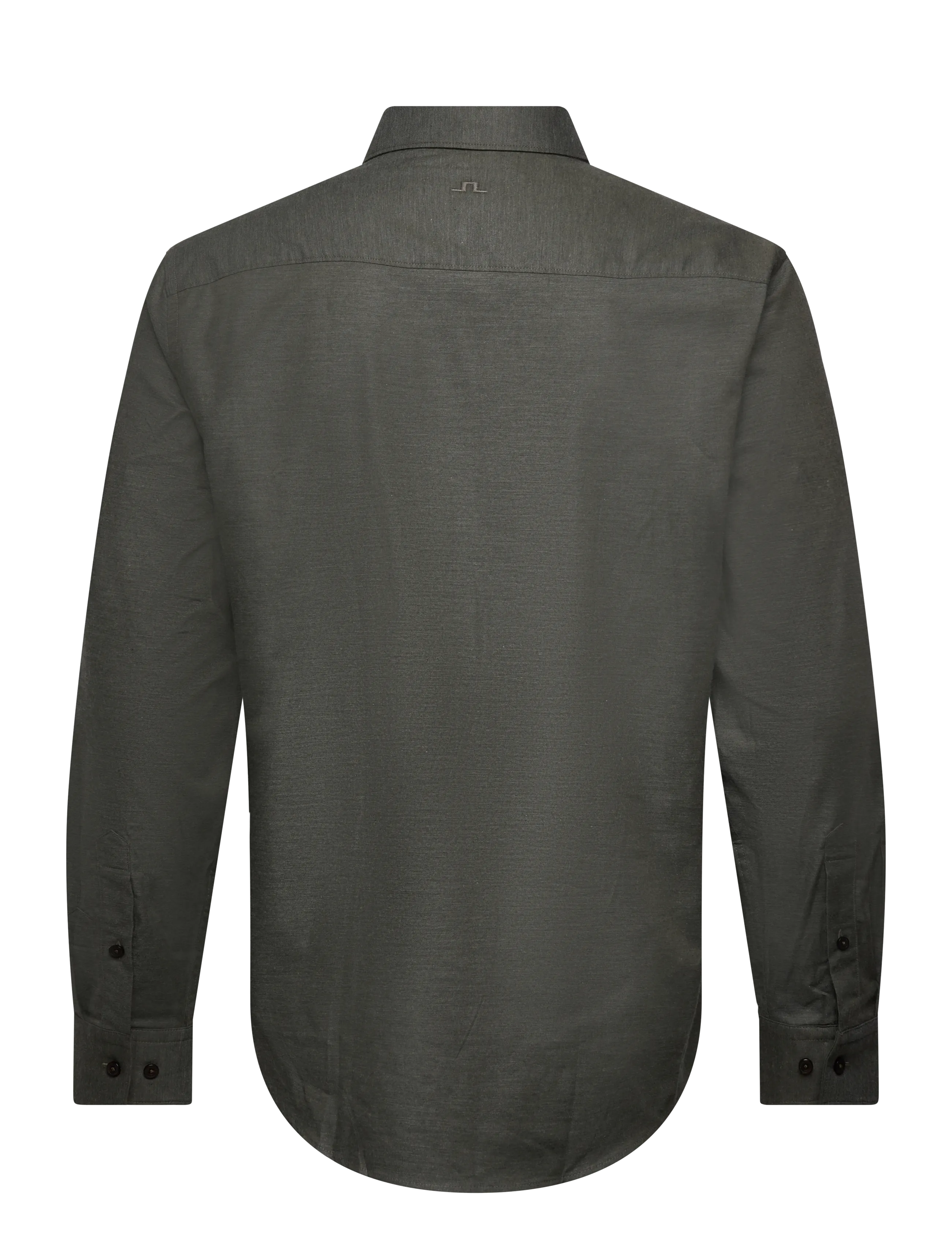 J. Lindeberg - Slim Light Flannel Shirt - flanell-hemden - forest green melange - 2