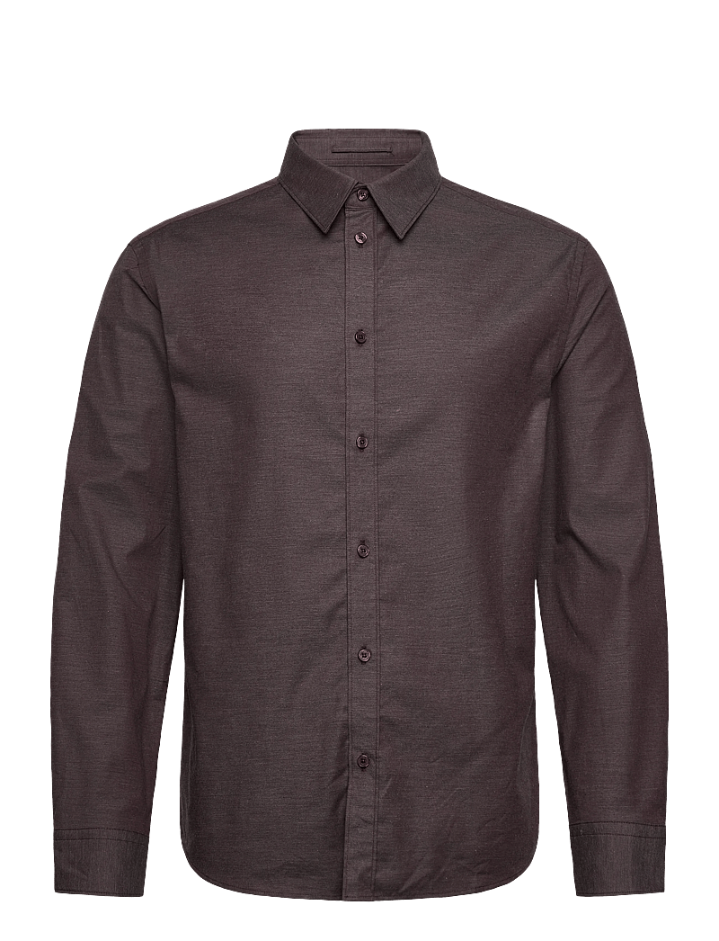J. Lindeberg - Slim Light Flannel Shirt - basic skjortor - huckleberry - 1