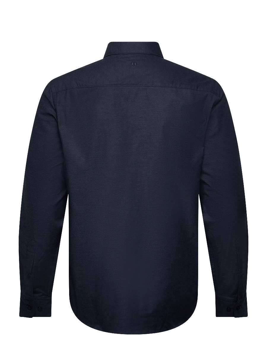 J. Lindeberg - Slim Light Flannel Shirt - flanellskjortor - jl navy - 2
