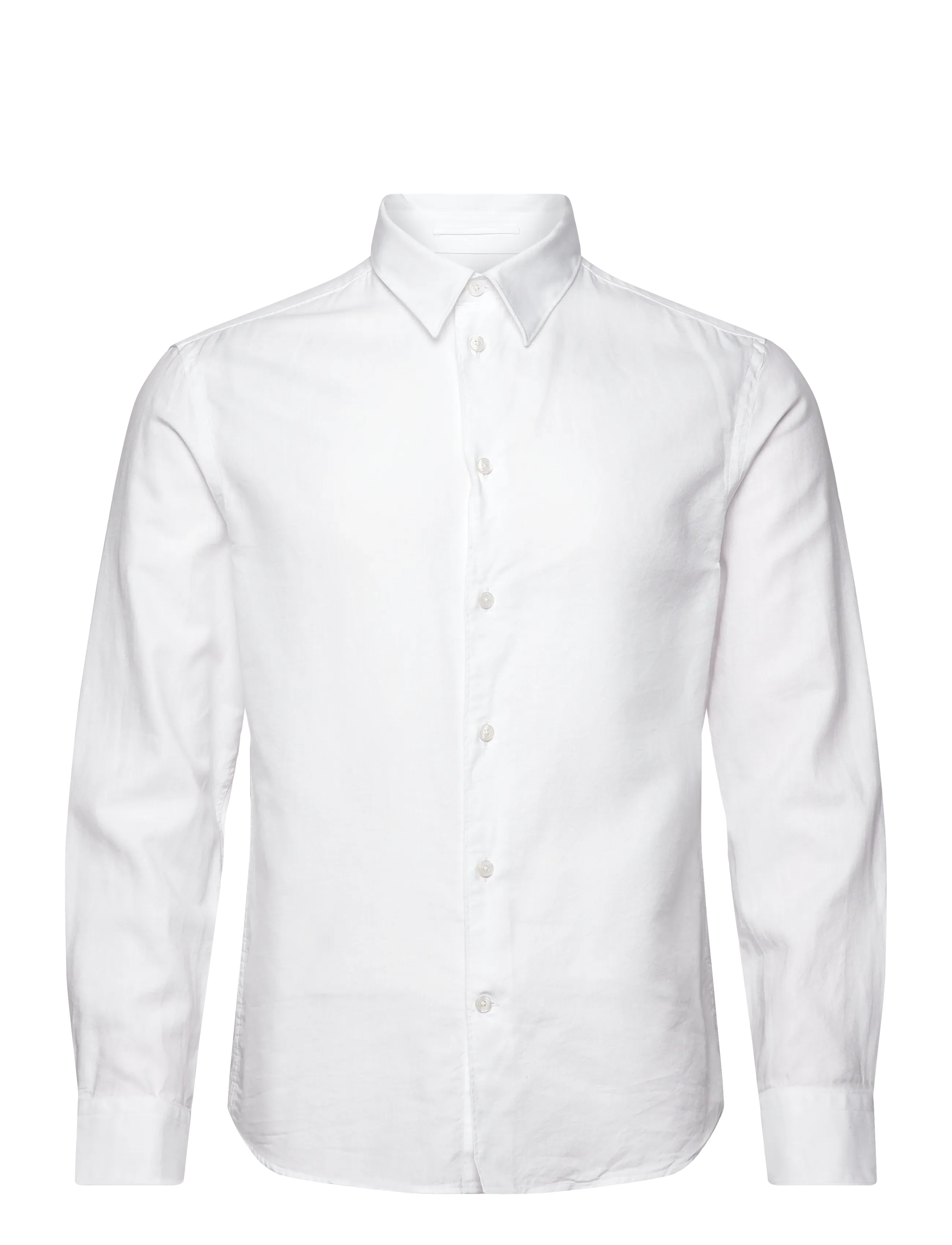 J. Lindeberg - Slim LS Cotton Tencel Shirt - shop by occasion - white - 1