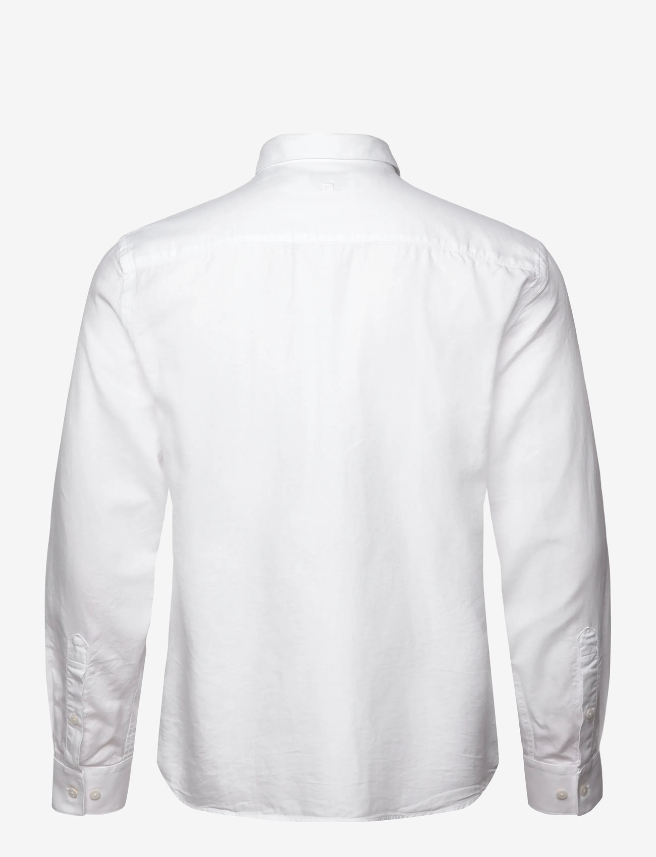 J. Lindeberg - Slim LS Cotton Tencel Shirt - basic skjorter - white - 2