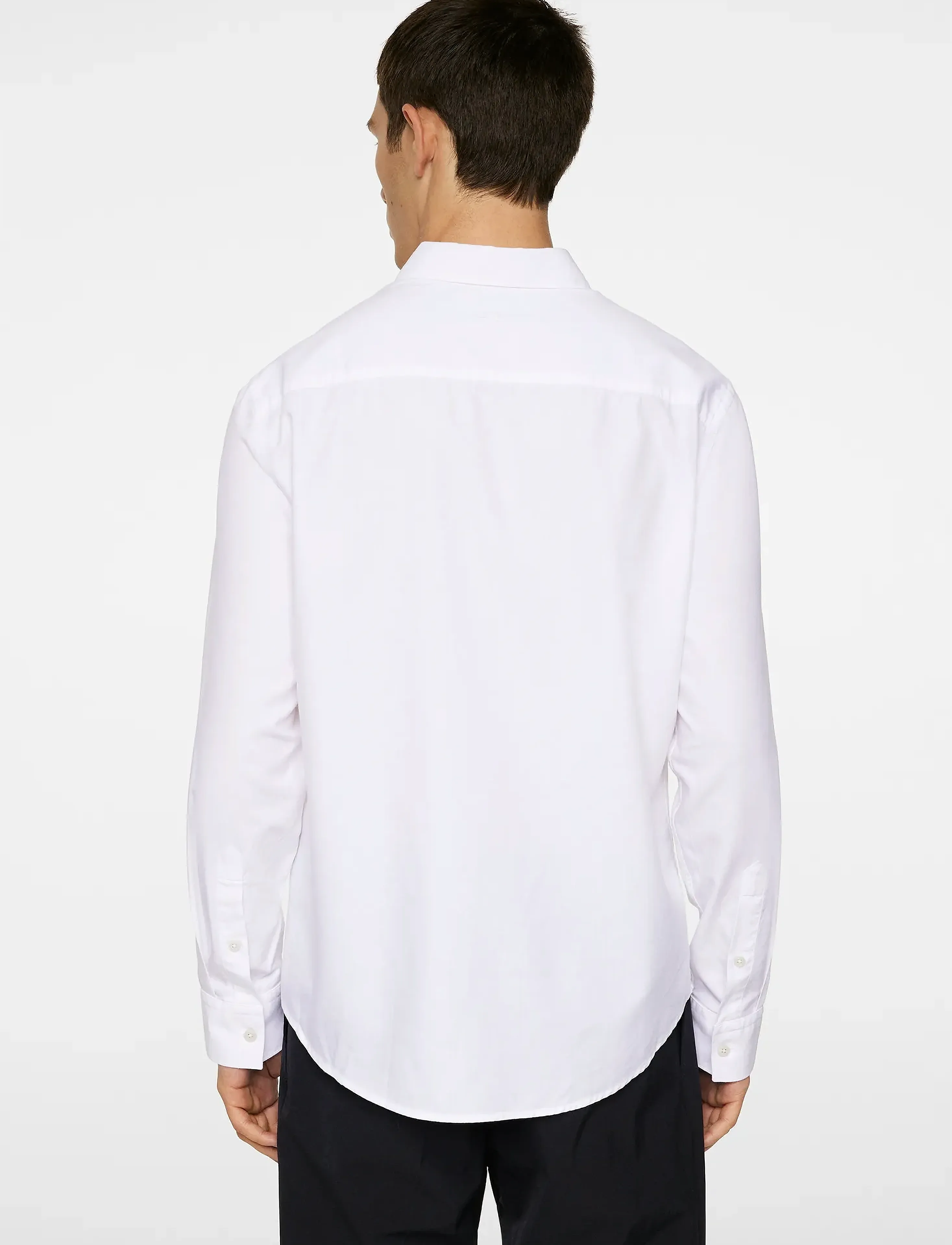 J. Lindeberg - Slim LS Cotton Tencel Shirt - shop by occasion - white - 3