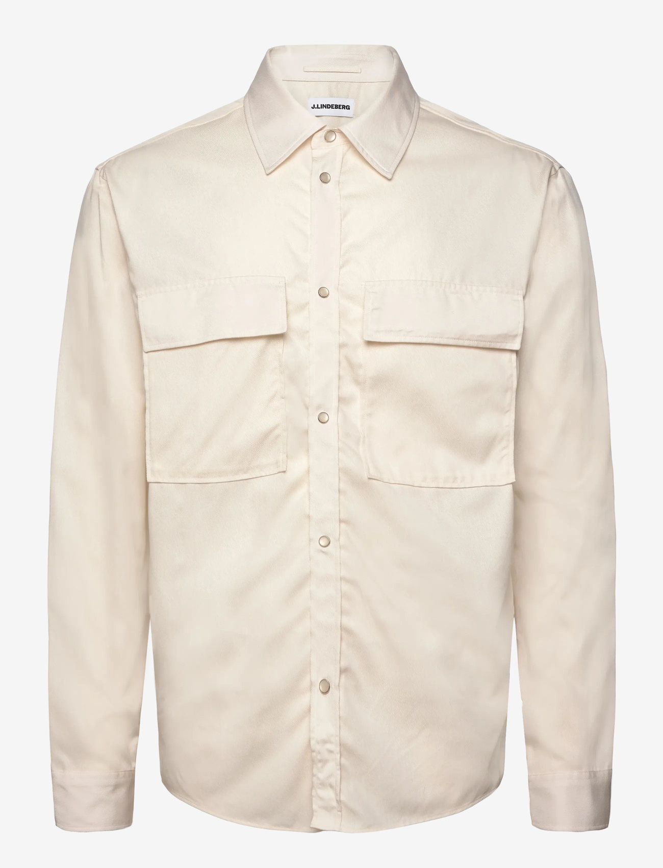 J. Lindeberg - Finnigan Tencel Twill Shirt - basic-hemden - cloud white - 1
