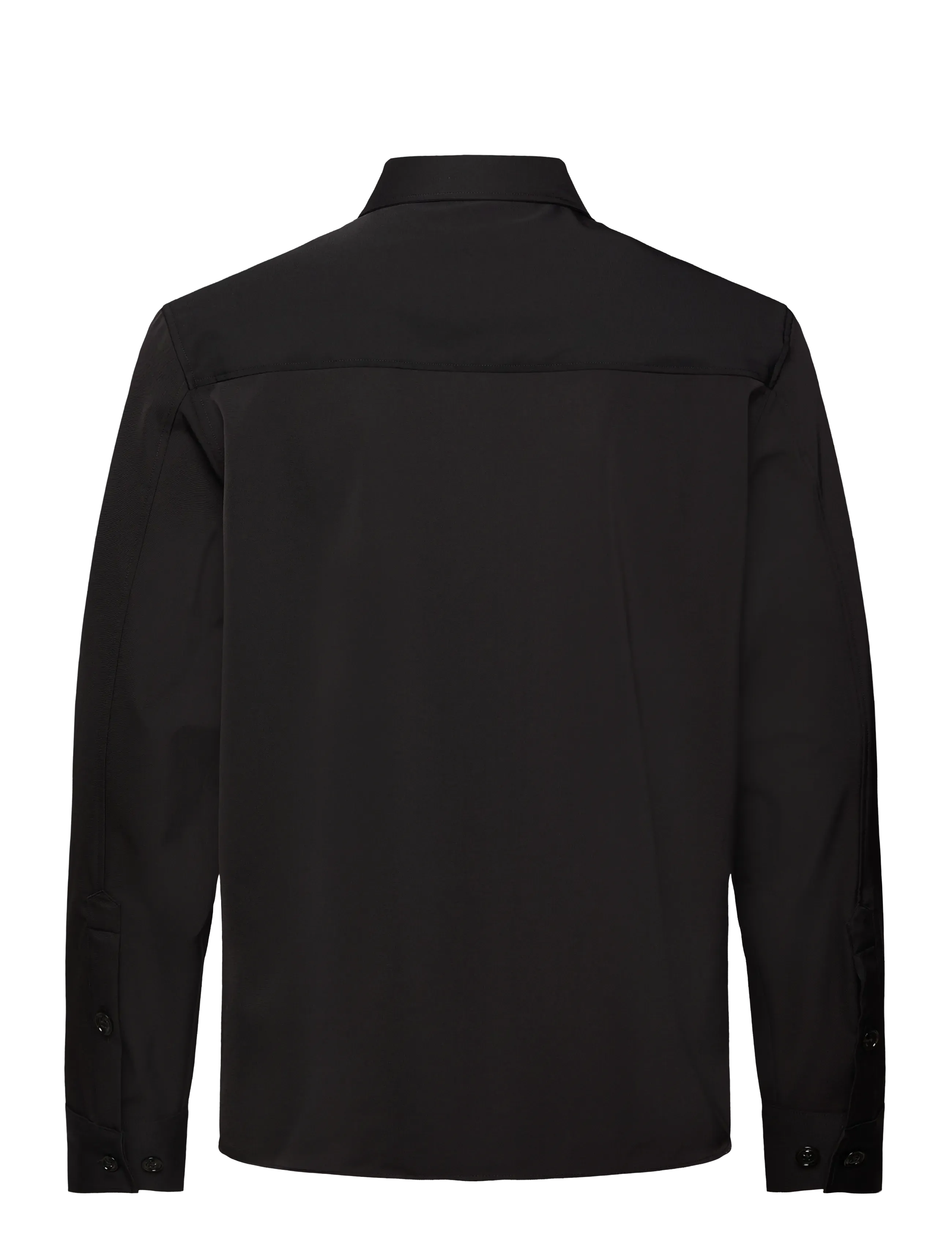 J. Lindeberg - Finnigan Tech Drape Shirt - casual shirts - black - 2