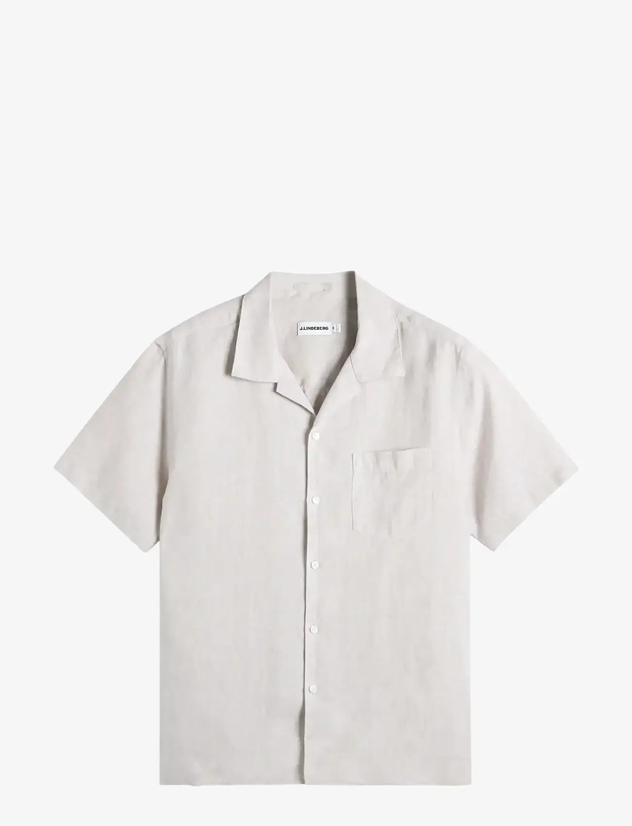 J. Lindeberg - Elio Linen Shirt - basic skjorter - moonbeam - 1