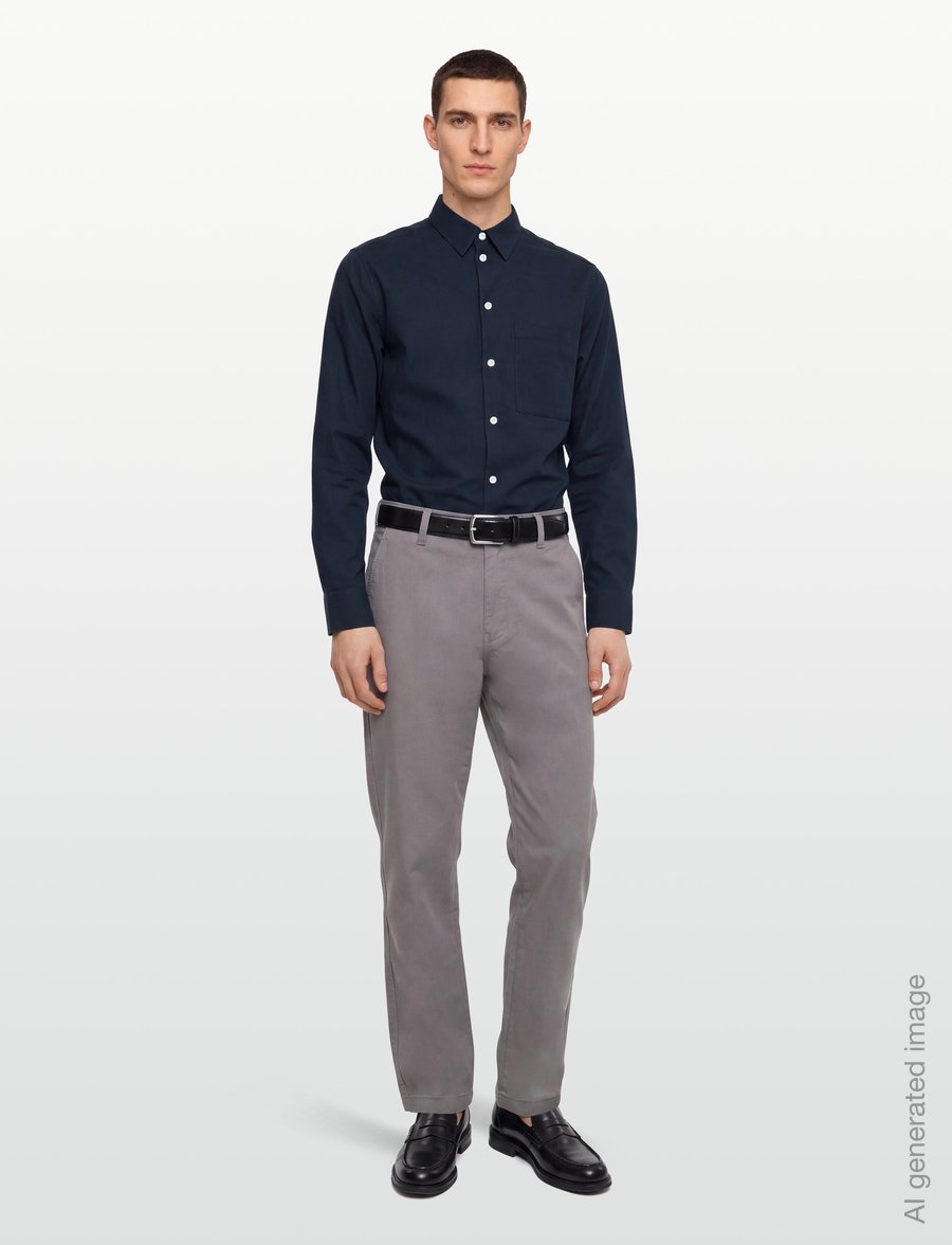 J. Lindeberg - Marlon Flannel Shirt - flanellskjortor - jl navy - 0