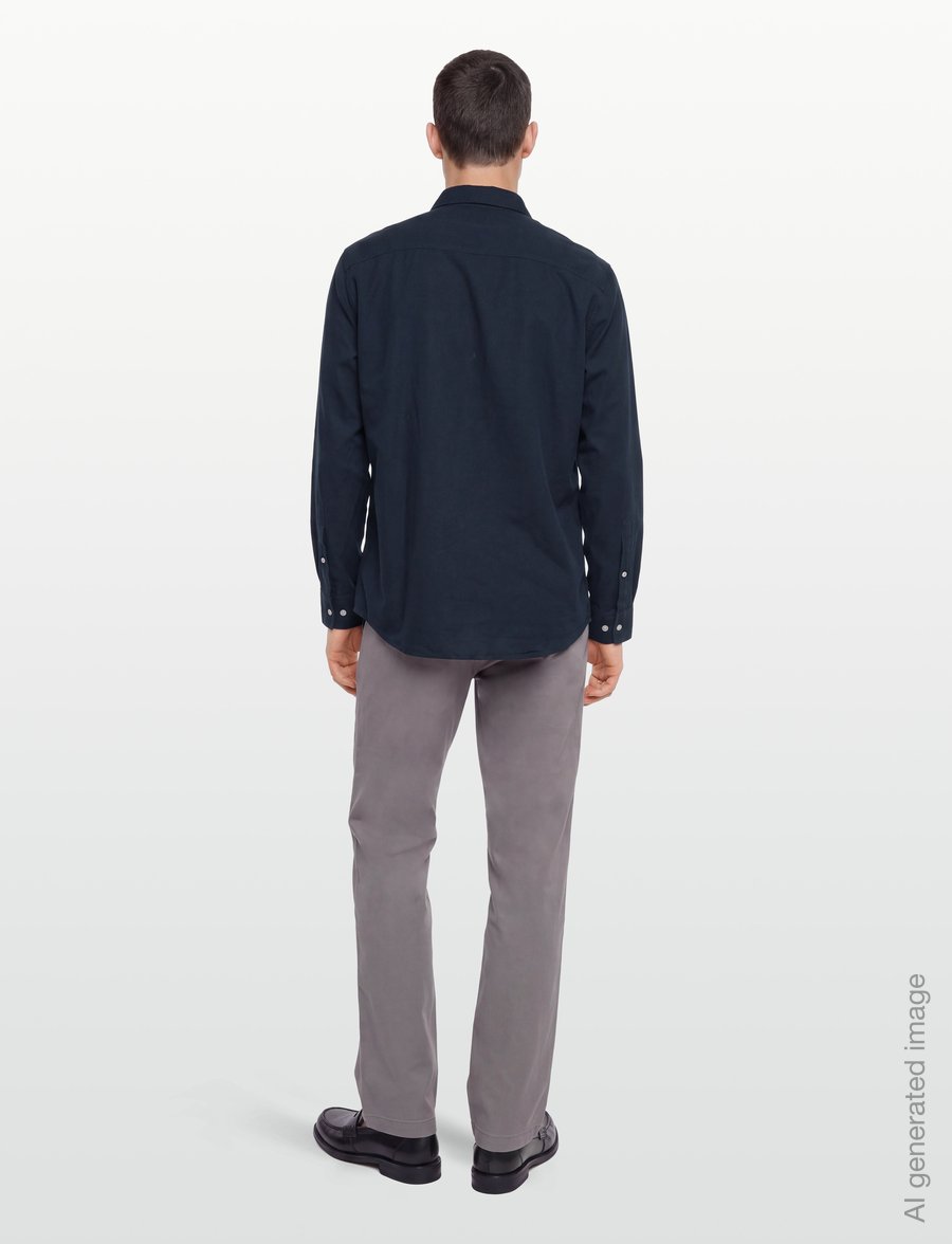 J. Lindeberg - Marlon Flannel Shirt - flanellskjortor - jl navy - 4
