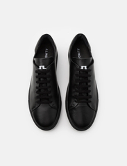 J. Lindeberg - Sneaker LT Calf Leather - ar pazeminātu potītes daļu - black - 7