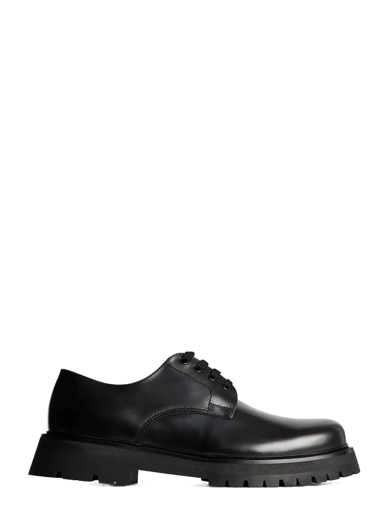J. Lindeberg Derby Leather Shoe, 41, Business, Schwarz - Schuhe, Männerswear