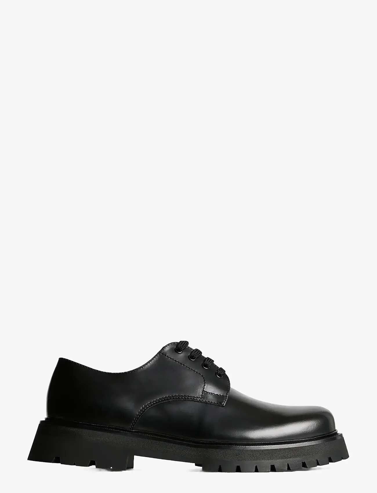 J. Lindeberg - Derby Leather Shoe - derby-schuhe - black - 0